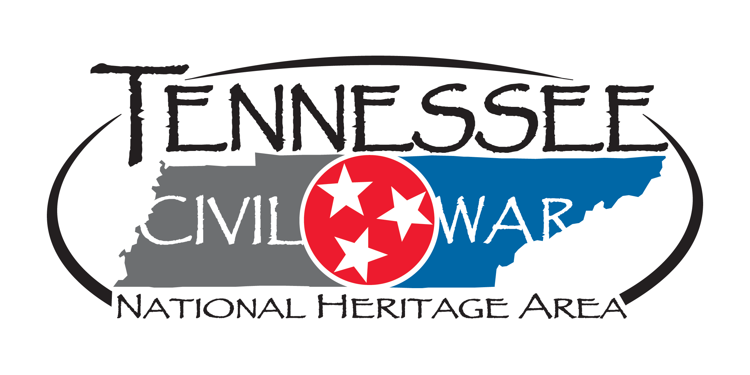 tennessee civil war national heritage area logo, black text